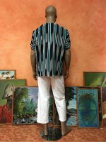 Boubou Bleu Et Noir – Image 2